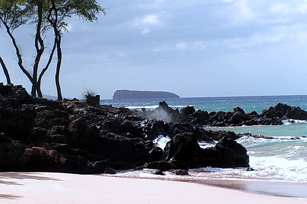 Molokini Island from Wailea Beach